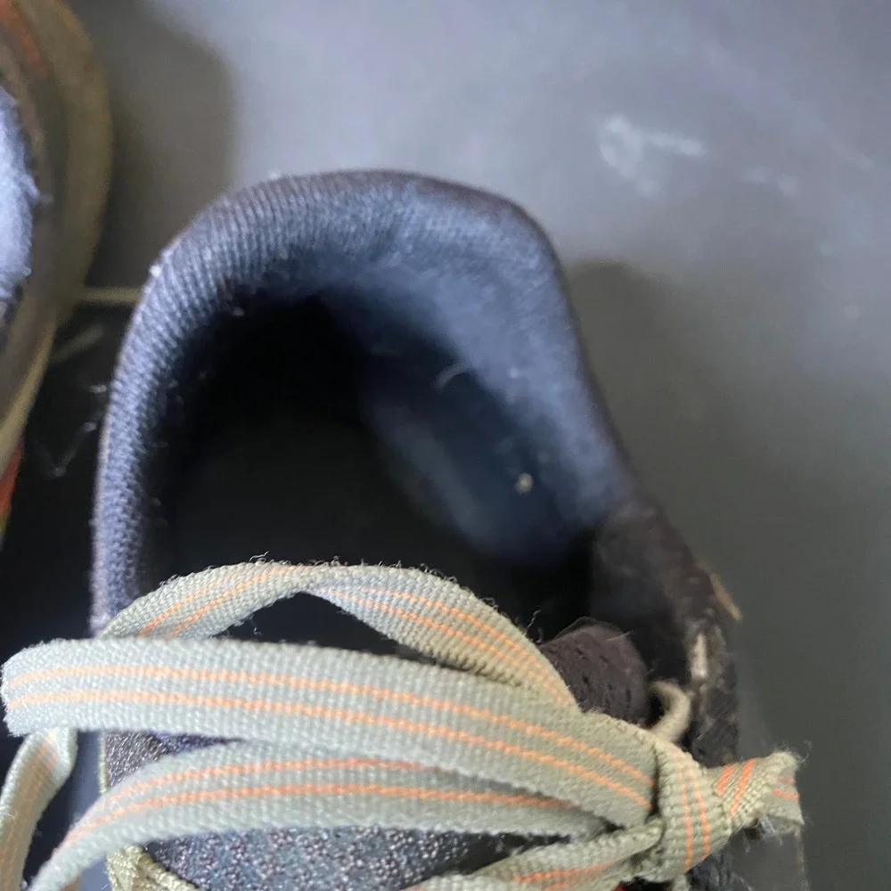 Merrell Trail Glove 4 Mens 8.5 Barefoot Running Shoes Gray Orange Vibram J37731